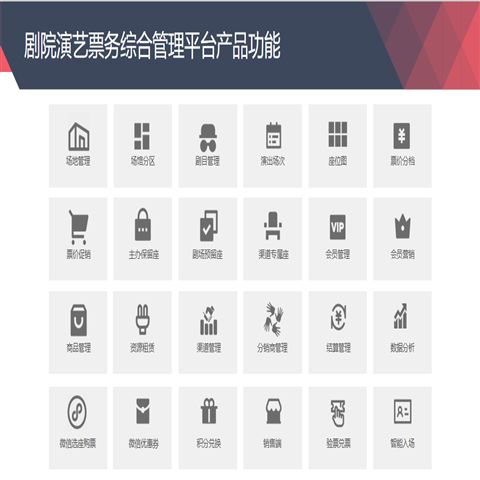剧院演艺票务综合管理平台